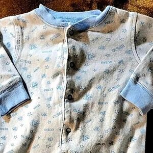 Guess Logo Baby Boy Sleeper,  NWOT, Size 6/9 months